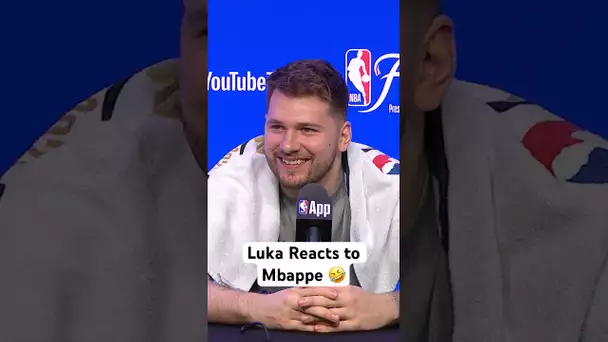 Luka Doncic Reacts to Mbappe’s Move To Real Madrid! 👀🤣|#Shorts