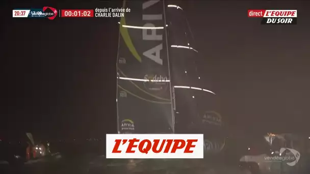 Dalin, premier arrivé aux Sables-d'Olonne - Voile - Vendée Globe