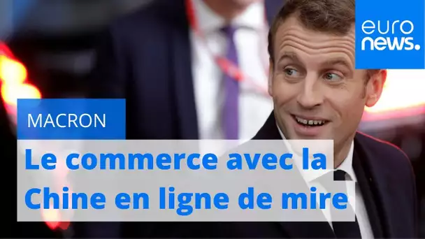 Macron en Chine, le commerce en ligne de mire