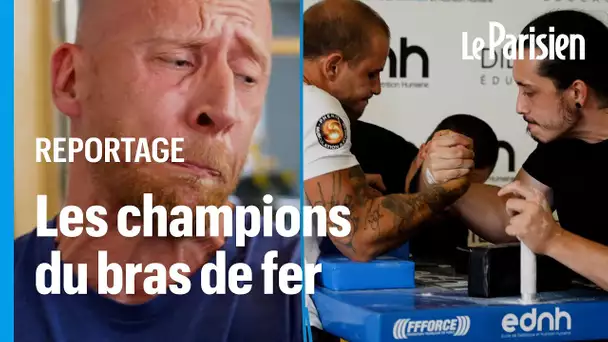 « Un sport, de lutte, de combat, stratégique » :  les mordus de bras de fer sportif en duel à Paris