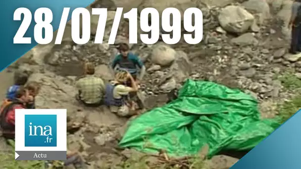20h A2 du 28 juillet 1999 | Accident mortel de randonnée en Suisse | Archive INA