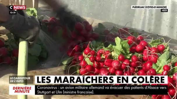 Les maraîchers en colère : les stocks s'accumulent