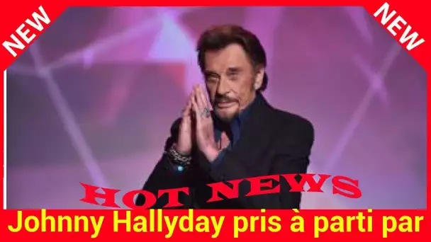 Johnny Hallyday pris à parti par un rappeur… et ce n’est pas la première fois