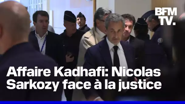 Affaire Kadhafi: ce que l'on reproche à Nicolas Sarkozy et aux 12 autres accusés