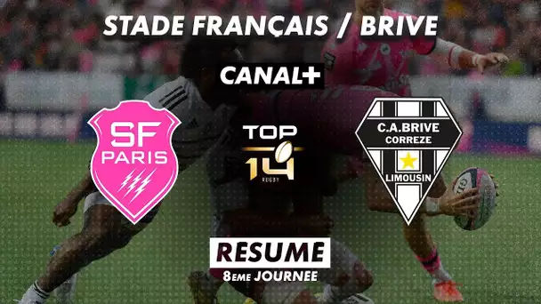 Le résumé de Stade Français / Brive - TOP 14 - 8ème journée