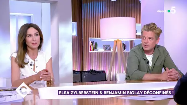 Elsa Zylberstein et Benjamin Biolay déconfinés ! - C à Vous - 24/06/2020