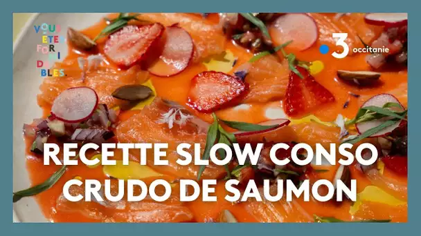 Recette slow conso - Crudo de saumon