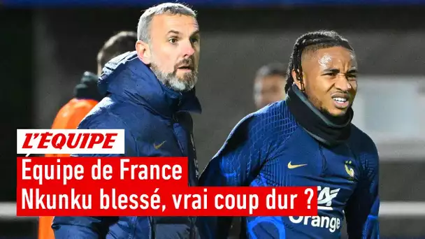 Coupe du monde 2022 - Nkunku blessé et remplacé par Kolo Muani, vrai coup dur pour les Bleus ?