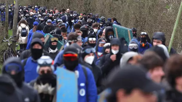 «Nous sommes des désobéissants» : les manifestants contre les méga-bassines veulent remettre la p…