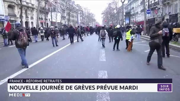 France-réforme des retraites : nouvelle journée de grèves prévue mardi