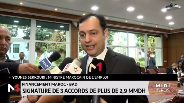 Maroc-financement BAD: signature de 3 accords de plus de 2,9 milliards de DH