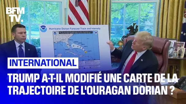 Donald Trump a-t-il modifié une carte de la trajectoire de l’ouragan Dorian ?