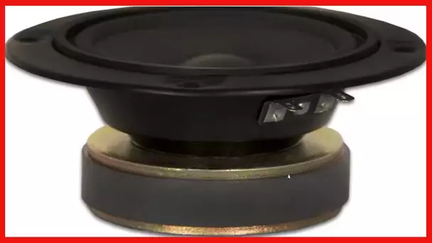 Goldwood Sound 120 Watt 4ohm Poly Mica 5" Speaker Midrange Black (GM-85/4)