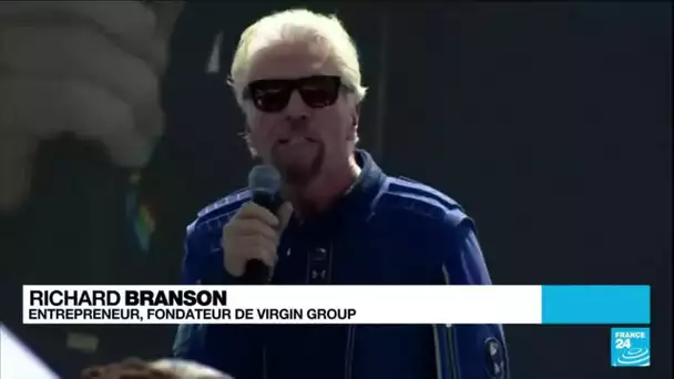 Le milliardaire Richard Branson réussit son pari spatial • FRANCE 24