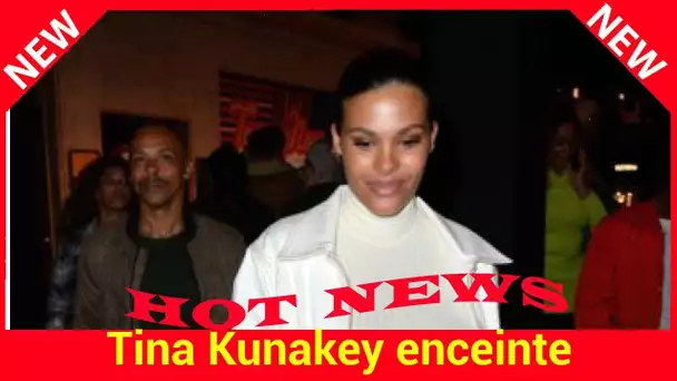 Tina Kunakey enceinte, elle s’affiche splendide en robe moulante et talons