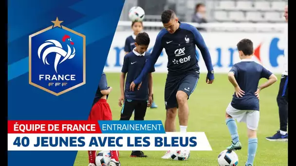 Equipe de France, entraînement: ils se sont entraînés avec l&#039;Equipe de France ! I FFF 2016