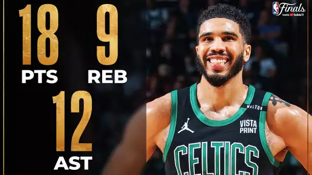 Jayson Tatum's Near TRIPLE-DOUBLE In Game 2! 👏 | June 9, 2024