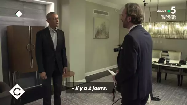 Barack Obama : coulisses d’une interview exclusive - C à Vous - 17/11/2020