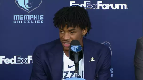 Memphis Grizzlies Introduce #2 Overall Pick Ja Morant