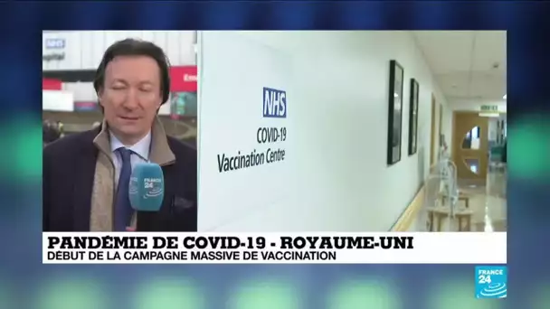 Covid-19 au Royaume-Uni : début de la campagne massive de vaccination