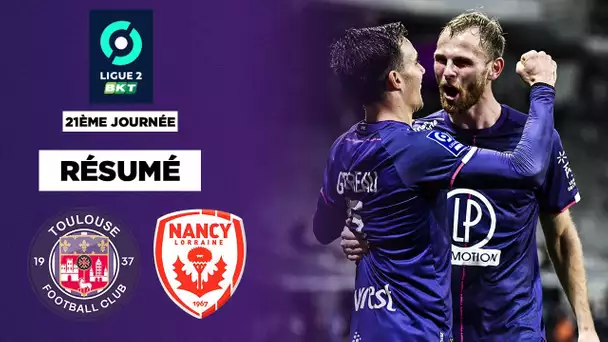 Résumé : Toulouse pulvérise Nancy 4-0 !