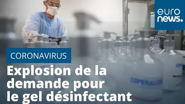 Loin de se frotter les mains, les fabricants de gel tentent de répondre à la demande