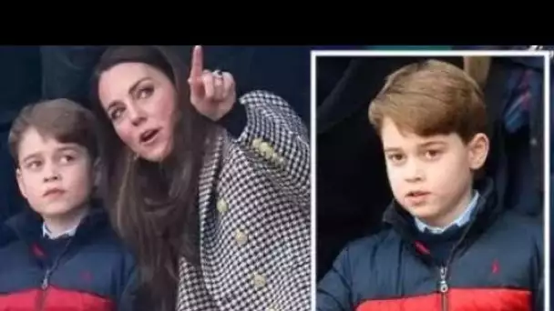 Prince George prouve qu'il sera un roi parfait lors d'un match de rugby avec Will et Kate