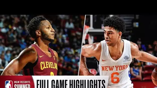 CAVALIERS at KNICKS | NBA SUMMER LEAGUE | FULL GAME HIGHLIGHTS