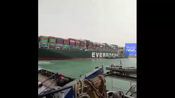 Le déblocage du canal de Suez en bonne voie, l'Ever Given est sorti du sable