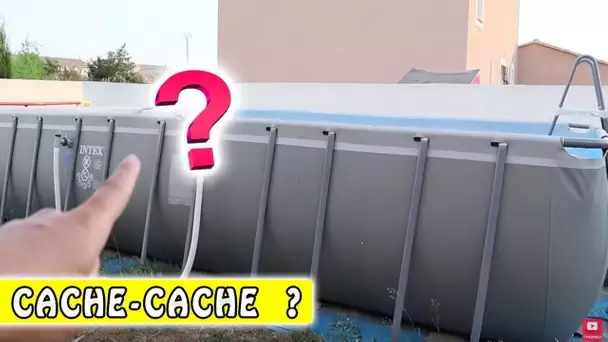 CACHE-CACHE Piscine et Défi FORTNITE 😱