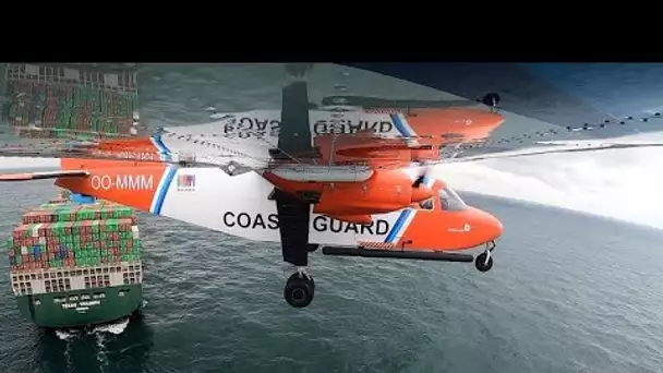 L'avion "renifleur" qui traque les gaz émis par les navires en mer du Nord