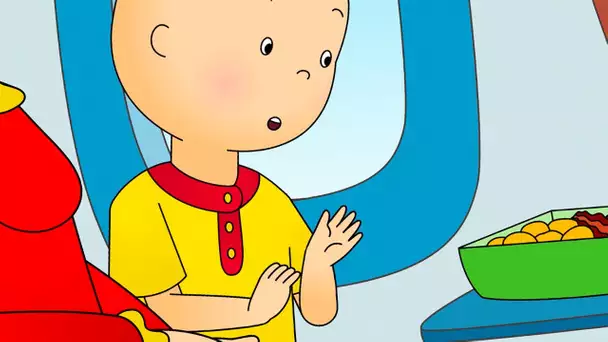 Caillou et la Nourriture dans L'avion | Caillou en Français