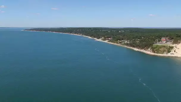 Arcachon et la dune du Pilat vus du ciel, filmés par le drone de BFMTV