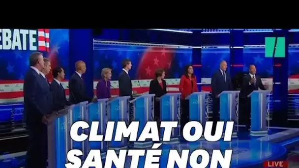 Si la santé a divisé au débat des démocrates, le climat a mis tout le monde d'accord