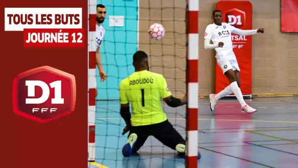 D1 Futsal, Journée 12 : Tous les buts