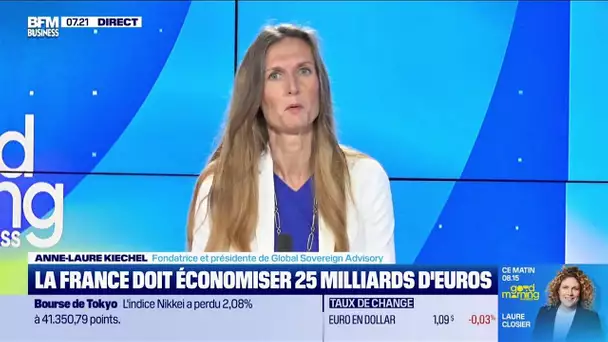 Anne-Laure Kiechel (Global Sovereign Advisory) : La France doit économiser 25 milliards d'euros