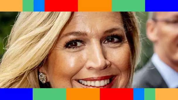 Reine Maxima des Pays Bas  ce look glamour même avec un plâtre au poignet