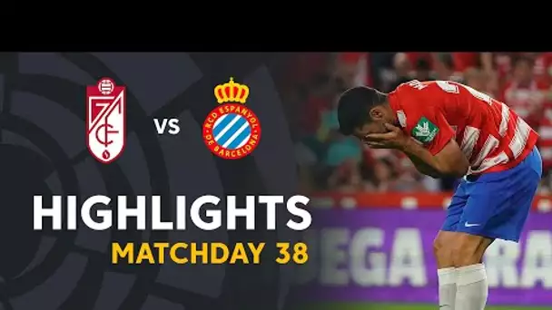 Resumen de Granada CF vs RCD Espanyol (0-0)