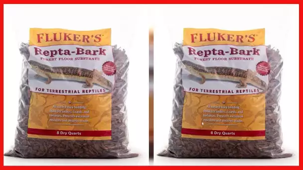 Fluker's 36005 Repta-Bark All Natural Bedding, 8-Quart