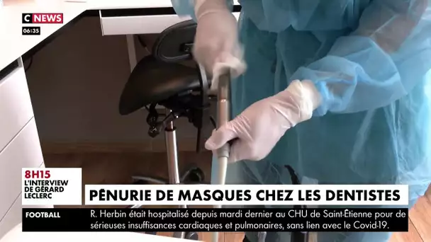 Pénurie de masques chez les dentistes