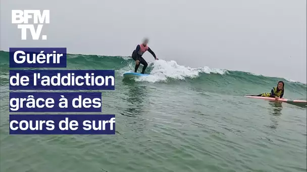 À Quimper, soigner ses addictions grâce à des cours de surf