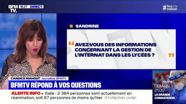 Avez-vous des informations sur la gestion des internats dans les lycées? BFMTV vous répond