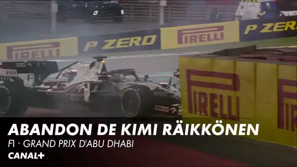Abandon de Kimi Räikkönen pour son dernier Grand Prix