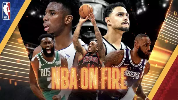 NBA On Fire feat. Jaylen Brown, LeBron James, Spurs @ Pistons & The Chicago Bulls 🔥