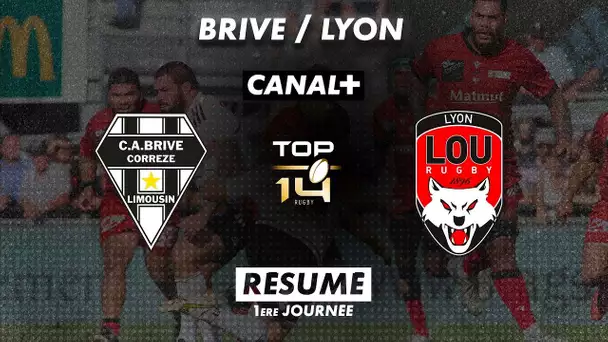 Le résumé de Brive / Lyon - TOP 14 - 1ère journée