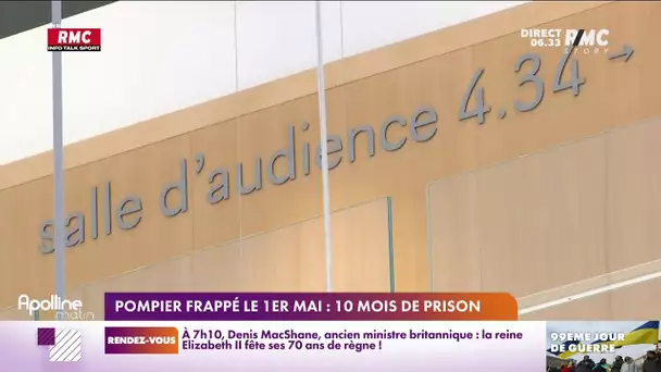 La street medic qui a agressé un pompier le 1er-Mai condamnée à dix mois de prison ferme.