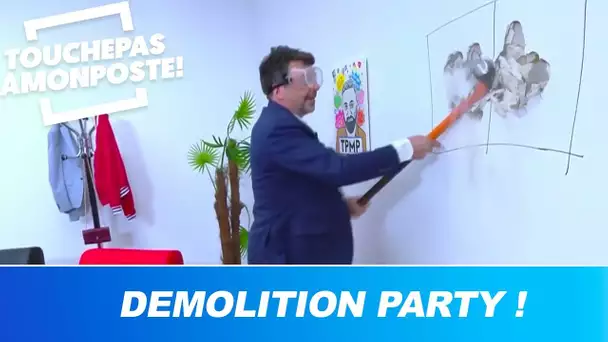 Stéphane Plaza détruit la loge de Cyril Hanouna