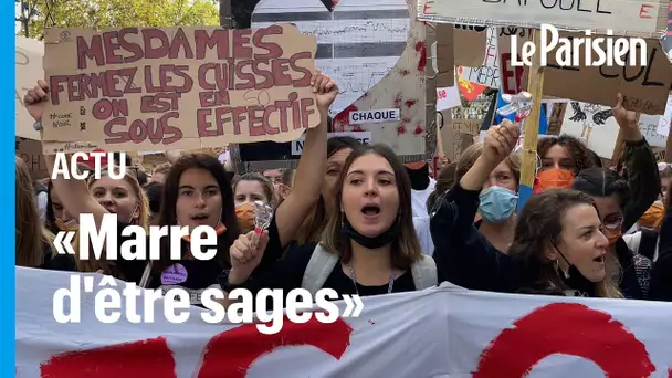 «Ras le col d’être sages» : déterminées, les sages-femmes sont dans la rue