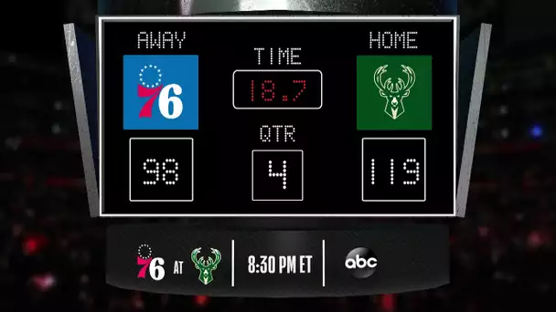 76ers @ Bucks LIVE Scoreboard - Join the conversation & catch all the action on ABC!