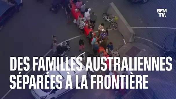 Des familles australiennes séparées par une frontière ont célébré la fête des pères